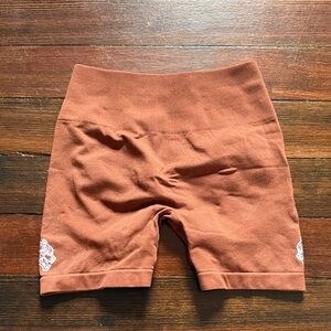 Darc Sport Rust Seamless High-Rise Bike Shorts